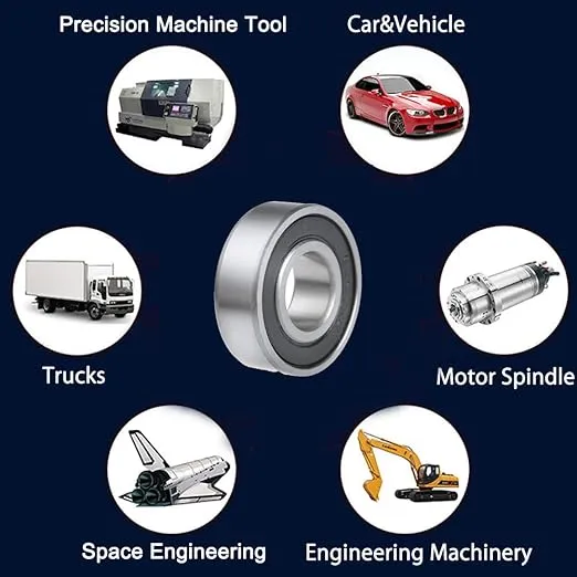 6018-Deep-Groove-Ball-Bearing-Open-Standard-Cage-Normal-Clearance-90mm-Bore-140mm-Od-24mm-Width