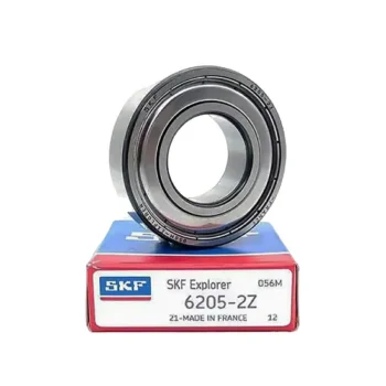 6205-2z/C3 Deep Groove Ball Bearing Chrome Steel High Temperature Grease SKF Original