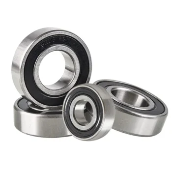 6205-RS/6209-2RS/6209-2z Lubricated Chrome Steel Ball Bearings with Rubber Seal High Rpm Support