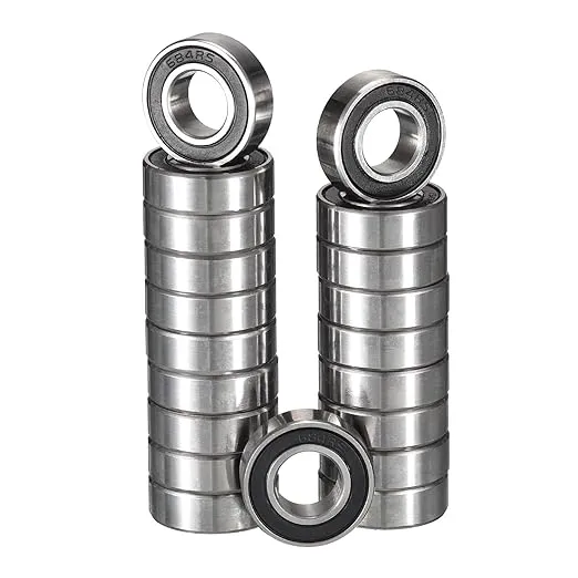 684-2RS Deep Groove Ball Bearings, ID 4mm X Od 9mm X Width 4mm Miniature Bearings, Double Rubber Sealed Ball Bearing Pre-Lubricated Chrome Steel Water Proof