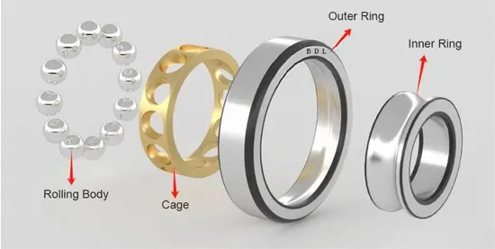 7230bcbm-Single-Row-Angular-Contact-Ball-Bearing-40-Deg-150X270X45mm-Machined-Brass-