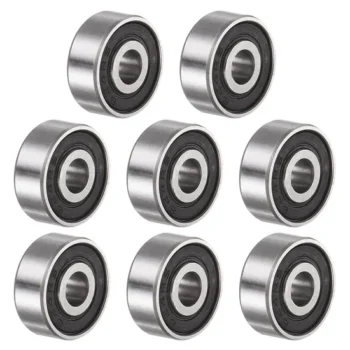 China Manufacturer 624-2RS Deep Groove Ball Bearings, Chrome Steel Z4 Double Rubber Sealed Bearing 4mm X 13mm X 5mm