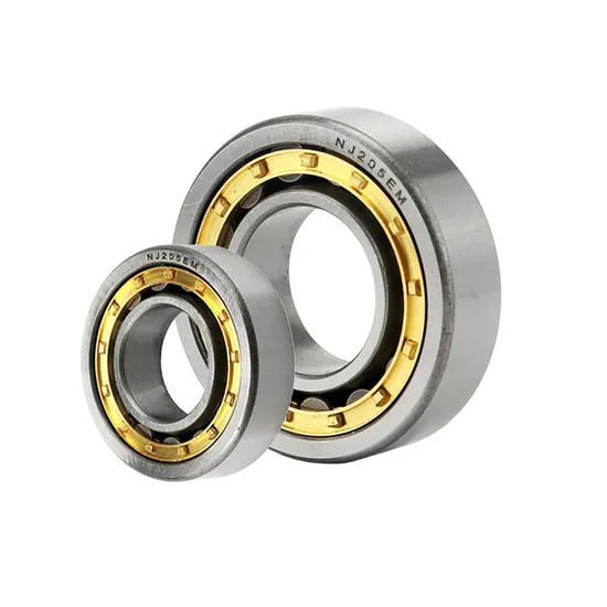 High Precision Single Row Nj205/Nj206/Nj207 Industrial Grade Chrome Steel Cylindrical Roller Bearings