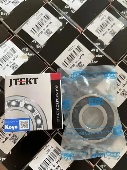 High Speed Low Noise Koyo 6209 2RS/Zz Deep Groove Ball Bearing