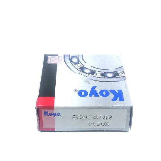 Koyo Deep Groove Ball Bearings 6204 Nr 20X47X14mm