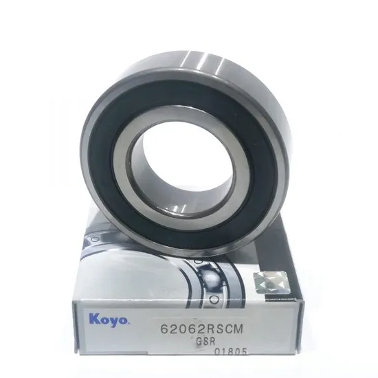 Koyo Deep Groove Ball Bearings 6206 2rscm 30X62X16mm