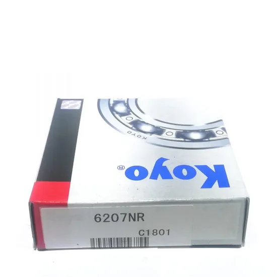 Koyo Deep Groove Ball Bearings 6207nr 35X72X17mm