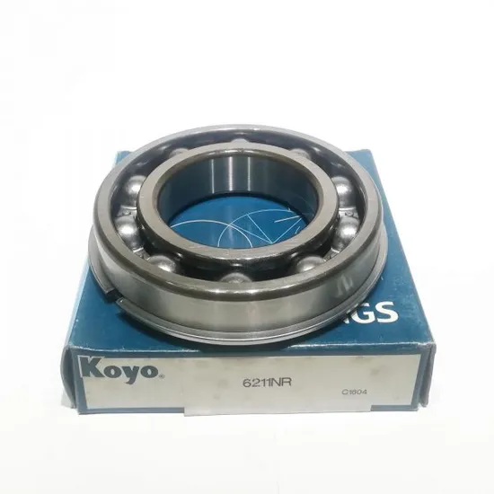 Koyo Deep Groove Ball Bearings 6211nr/Zz 55X100X21mm
