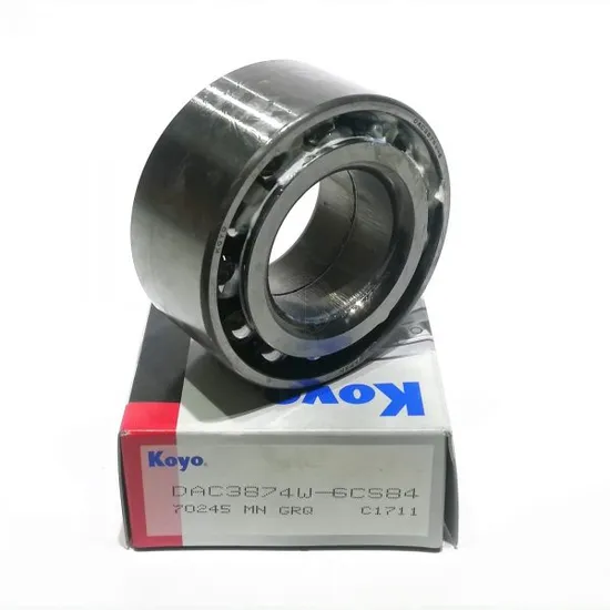 Koyo Front Wheel Bearings Dac3874W-6CS84 Toy Ota Ae80, St171, Niss an B13, B14, 38X74X33/36