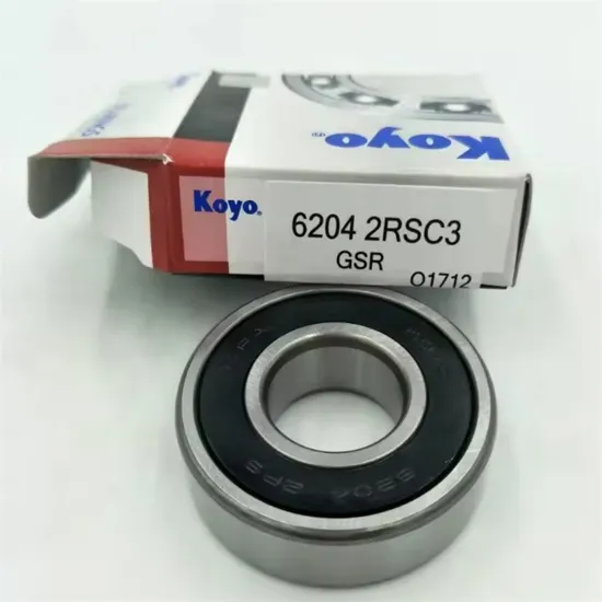 Koyo NTN Kbc 6204 2RS Zz C3 Japan Deep Groove Ball Bearing 6201 6202 6203 6205 6205 6206 6207 6208 6209 6210 2RS Zz C3