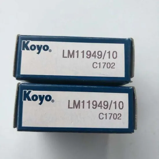 Lm11949/10 Tapered Roller Bearing 19.05*45.237*15.494mm 505508lm11949/Lm11910