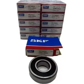 NSK Bearing Supplier Deep Groove Ball Bearings Rubber Seal Bearing Sweden 6202 6204 2rsh Chrome Steel Original 0 - 20 mm