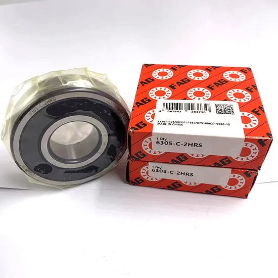 Original FAG Bearing 6305-C-2hrs FAG Single Row Deep Groove Ball Bearing 6205-C-2z 6206-C-2rsr Price List