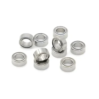 R166-2RS 10 PCS Miniature Deep Groove Ball Bearing ID 3/16" × Od 3/8"× Width 1/8" Zju Bearing