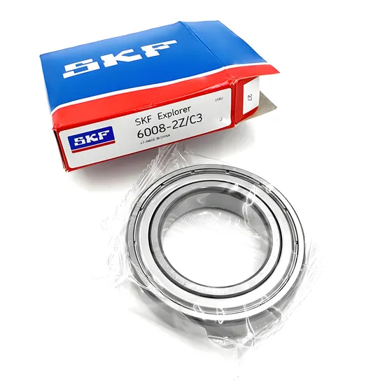 SKF 6008-2z/C3 40*68*15mm Deep Groove Ball Bearing with Seals.