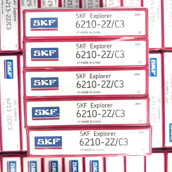 SKF 6211-2z/C3 55*100*21mm Deep Groove Ball Bearing with Seals or Shields.