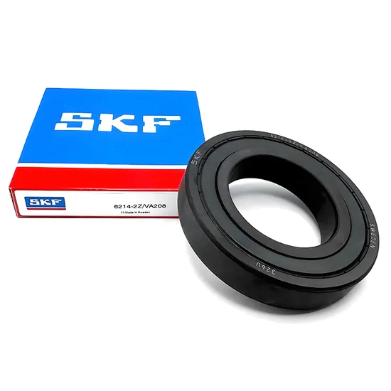 SKF-6214-2z-Va208-Deep-Groove-Ball-Bearing-Graphite-Segmented-High-Temperature-Cage-70-125-24mm-