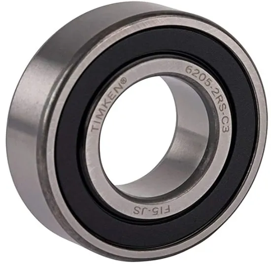 Timken-6205-2rsc3-6205-2RS-C3-Double-Rubber-Seal-Bearings-25X52X15mm-Pre-Lubricated-and-Stable-Performance-and-Cost-Effective-Deep-Groove-Ball-Bearing