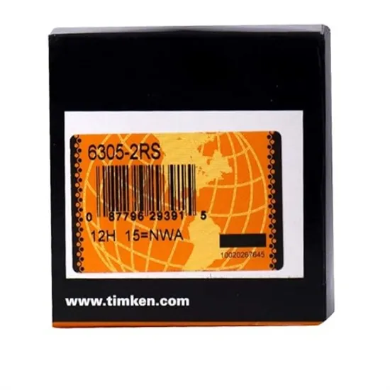 Timken-6305-2RS-Double-Rubber-Seal-Bearings-25X62X17mm-Pre-Lubricated-and-Stable-Performance-and-Cost-Effective-Deep-Groove-Ball-Bearing