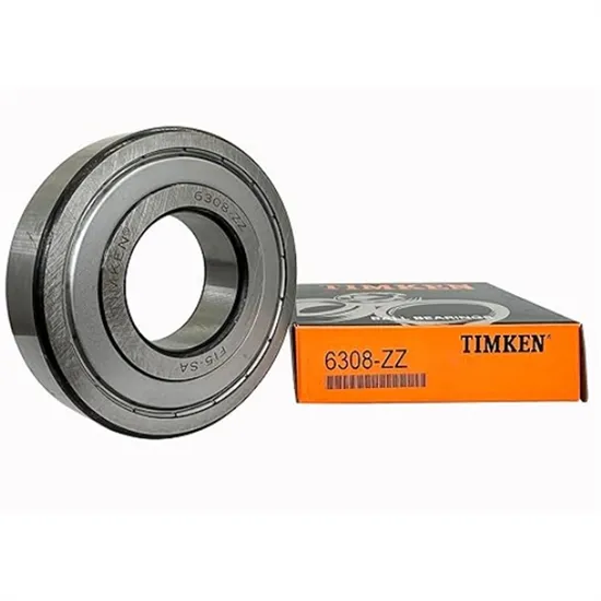Timken 6308-Zz Double Metal Seal Bearings 40X90X23mm, Pre-Lubricated and Stable Performance and Cost Effective, Deep Groove Ball Bearings.