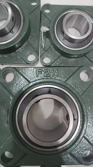 Ucf207 Ucf207-20 Pillow Block Bearing 2-Bolt Flange Bearing Agricultural Machinery Bearings