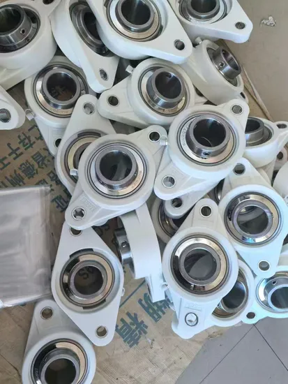 White-Plastic-House-Stainless-Steel-Pillow-Block-Bearing-UCP-Ucf-UCT-Ucha-Ucfc-UCFL-Ucpa-Ucph-Ucfa-Bearing