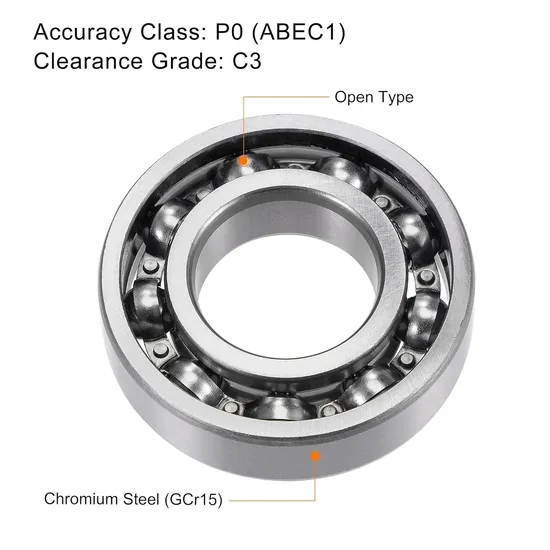 Zju 6206 Deep Groove Ball Bearings 30mm Bore 62mm Od 16mm Thick C3