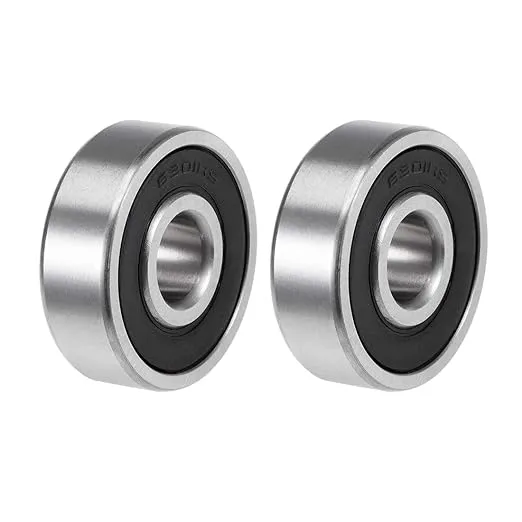 Zju 6301-2RS Zz Deep Groove Ball Bearings 12mm X 37mm X 12mm Double Shielded Carbon Steel