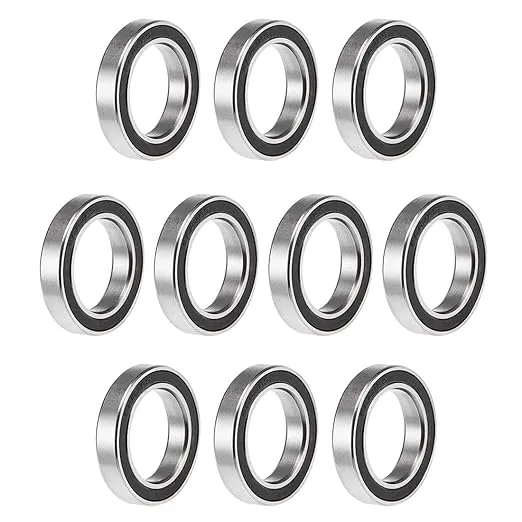 Zju-Bearing-10PCS-6807-2RS-Deep-Groove-Ball-Bearings-35-47-7mm-Thick-Chrome-Steel-ABEC5-Double-Sealed-Bearing-for-Motors-Pumps-Conveyors