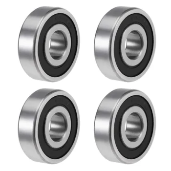 Zju Bearing 6303-2RS Double Rubber Seal Bearings 17X47X14mm, Pre-Lubricated and Stable Performance and Cost Effective, Deep Groove Ball Bearings